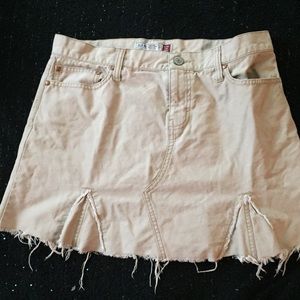 🔥5/$20🔥😎🌺EUC Old Navy Sz 8 Khaki Miniskirt🌺😎